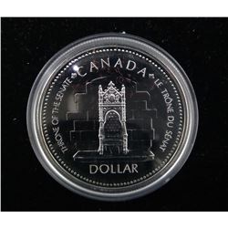 1852-1977 Canadian $1 Coin - Throne of the Senate
