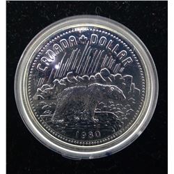 1980 Canadian $1 Coin
