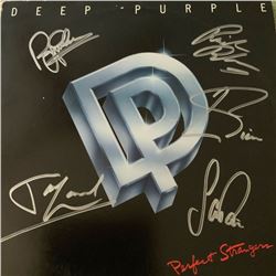 Signed Deep Purple Perfect Stranger Album Cover