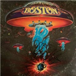 Signed Boston Boston Album Cover