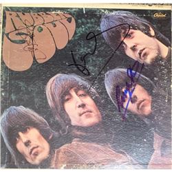 Signed Beatles Rubber Soul Album Cover