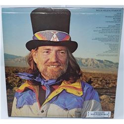 Signed Willie Nelson Stardust Album Cover