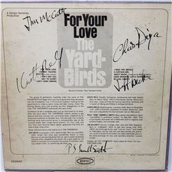Signed The YardBirds, For Your Love Album Cover