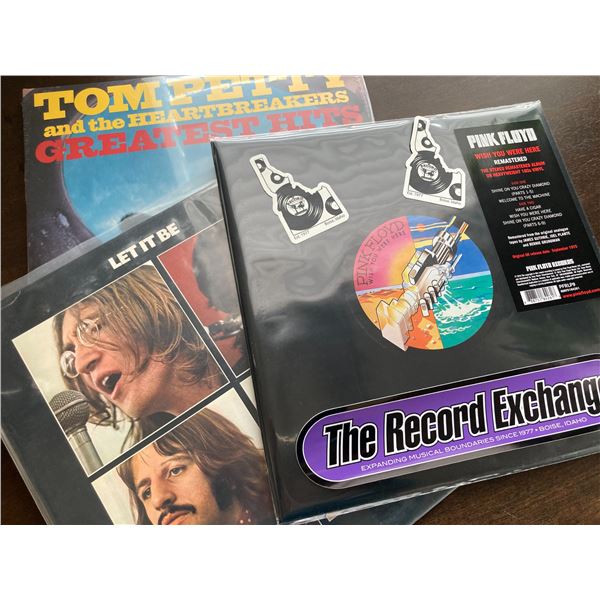 Three classic vinyl records