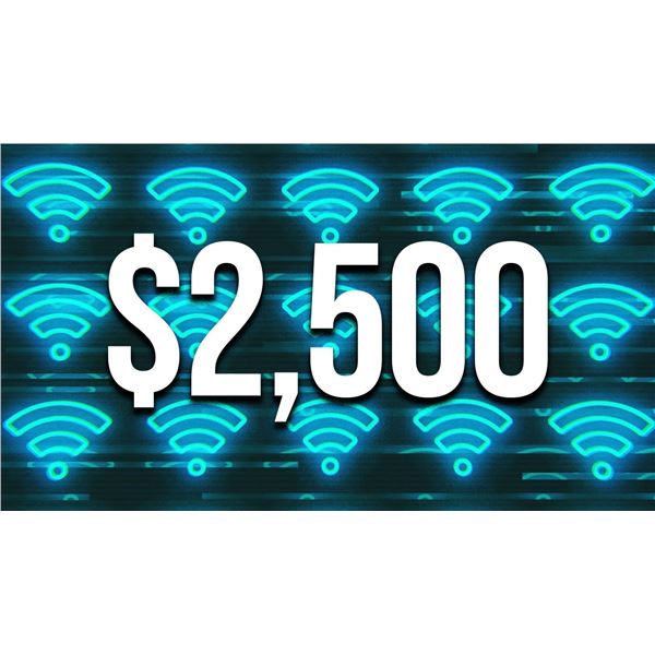 $2500 donation