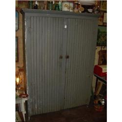 Early 1900s Primitive Wainscot Cupboard #1565813