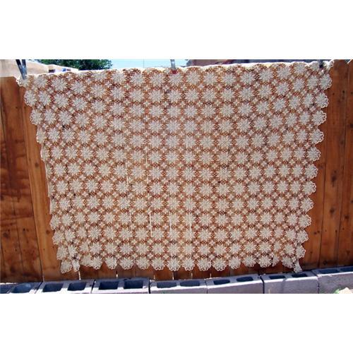 Antique Crochet Bedspread/Tablecloth 1604899