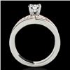 Image 2 : 1.55 ctw Certified Diamond Solitaire Ring 10k 2Tone Gold - REF-245F5M