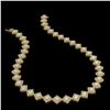 Image 2 : 26.88 ctw Princess Cut Diamond Micro Pave Necklace 18K Yellow Gold - REF-3684N3F