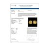 Image 4 : 1.92 ctw Certified Intense Yellow Diamond Stud Earrings 10k Yellow Gold - REF-294G5W