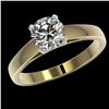 Image 2 : 1.27 ctw Certified Quality Diamond Engagment Ring 10k Yellow Gold - REF-177W8H