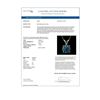 Image 4 : 1.55 ctw Certified Intense Blue Diamond Necklace 10k White Gold - REF-153W4H