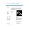 Image 4 : 1.05 ctw Certified Intense Blue Diamond Engagment Ring 10k Rose Gold - REF-97G2W