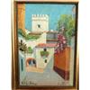 Image 1 : "Cityscape" Oil on Canvas - Seville d.1936 #1557809