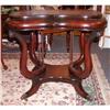 Image 1 : Flame Mahogany Empire Center Table  #1557839