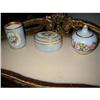 Image 1 : Decorative Bavarian 4 pcs porcelain Vanity set!#1557983