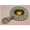 BEAUTIFUL ANTIQUE ORNATE TEA STRAINER #1568604