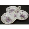 Image 1 : VICTORIAN VIOLETS DIVIDED  DISH - HAMMERSLEY  #1568637