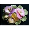 Image 1 : PRETTY ENGLISH CHINA BROOCH - PANSY FLOWERS #1568722