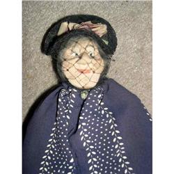 Cloth doll old woman #1568973