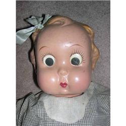 Composition doll with googly eyes #1568979