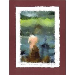Author's lithograph "At magic Lake" by Livitin #1569022
