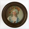 Image 1 : Victorian Lady Portrait on Brass Powder Jar #1569170