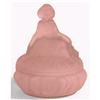 Image 1 : CURTSY Pink Satin Glass Toussant Powder Jar #1569189