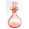 Image 1 : Pink Depression Glass Perfume Bottle or Cruet #1569251