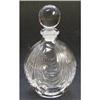 Image 1 : Peacock Feather Round Crystal Perfume Bottle #1569278