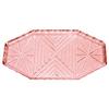 Image 1 : Tiffin Pink Chipperfield Art Deco Vanity Tray #1569307