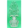 Image 1 : Art Deco Pressed Glass Perfume Bottle  #1569311