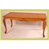 Image 1 : Louis XV Coffee Table Carved Parquetry Oak #1569386