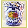 Image 1 : Majolica Flower Pot Hand-Painted Ceramic #1569443