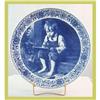 Image 1 : Blue Delft Plate Chemkefa Young Boy Ceramic #1569448