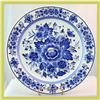 Image 1 : Blue Delft Plate Flowers Ceramic #1569450