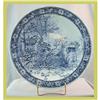 Image 1 : Blue Delft Plate Boch Hunting Scene Charger #1569453