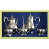 Image 1 : Kitchenware Tea Set Silver Plate Pot Creamer  #1569459