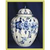 Image 1 : Blue Delft Ginger Jar Vase Ceramic #1569470