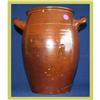 Image 1 : Antique Sauerkraut Crock Hand-Made Clay #1569475