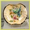Image 1 : Bequet Bowl Hand-Painted Blue Bird Flowers #1569506