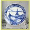 Image 1 : Blue Delft Plate Transferware Chemkefa Windmill#1569513