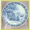 Image 1 : Blue Delft Plate Charger Boch Hunting Deer #1569539