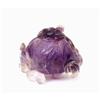 Image 1 : Old Chinese Lavender Crystal Scholar Box #1569642