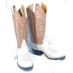 Cream & Peanut   Tony Lama  Boots 7 #1569823