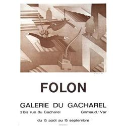 Folon   Lithograph on Arches #1582611