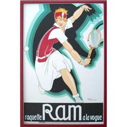 Vincent    Raquette Ram Framed #1582631