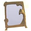 Bronze Art Nouveau Deco Figural Vanity Mirror #1582872
