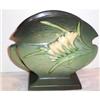 Roseville Green Freesia Footed Vase #1583080