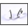14K White Gold Diamond Earrings #1583090